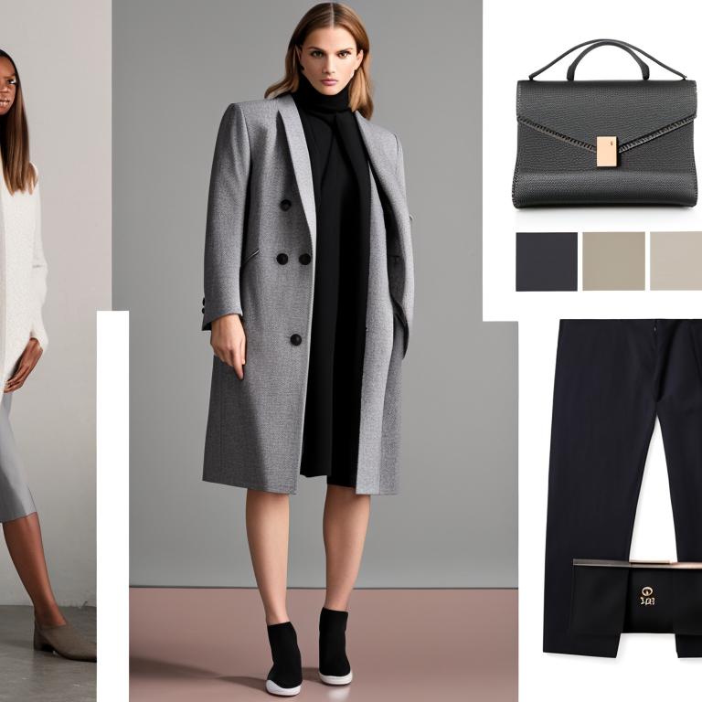 Capturing the Essence of Capsule Wardrobe: An image showcasing carefully selected timeless pieces, creatively mixed and matched to highlight versatility, with a minimalist and stylish presentation, reflecting the curated and intentional nature of a fashion capsule wardrobe.